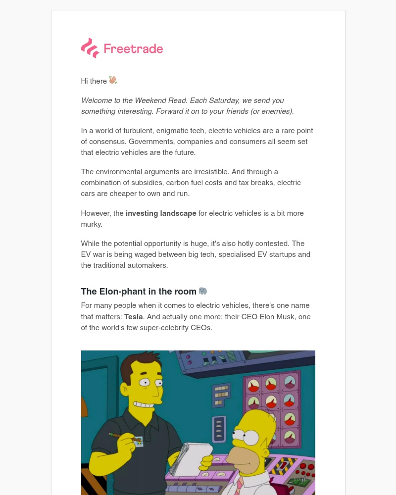 Freetrade - Bottled lightning ⚡️⚡️⚡️