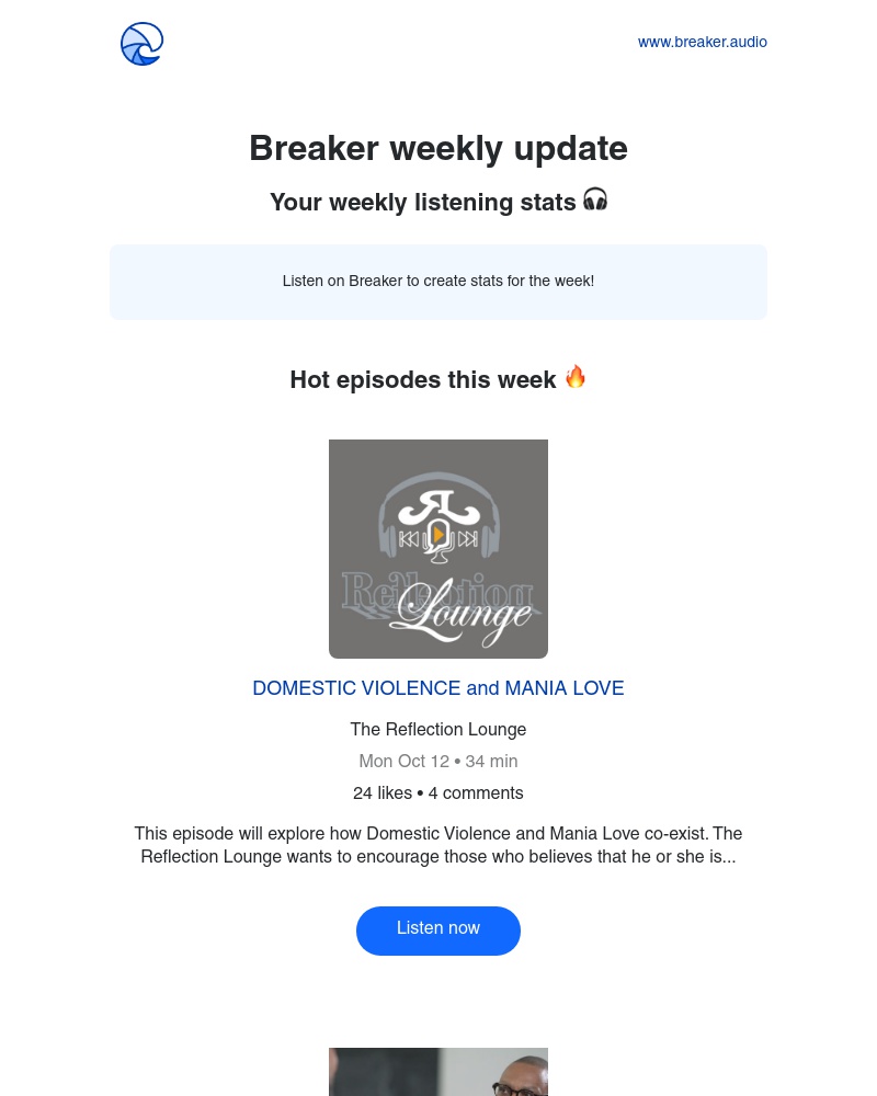 Breaker - Breaker weekly update