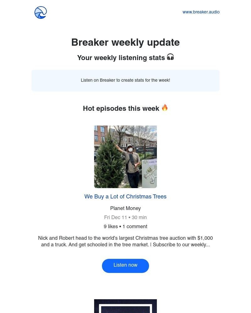 Breaker - Breaker weekly update