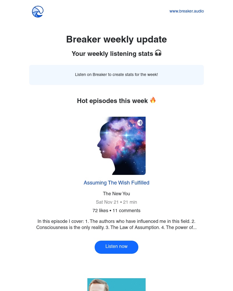 Breaker - Breaker weekly update