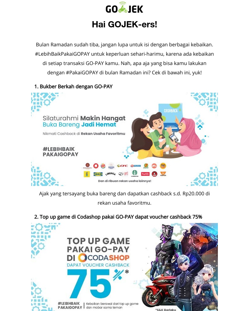 Go-Jek - Bulan Ramadan #LebihBaikPakaiGOPAY