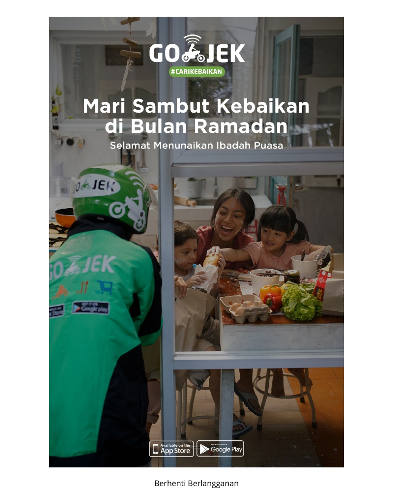 Go-Jek - Bulan suci sudah di depan mata, mari sambut 1 Ramadan 1440 H 🙏