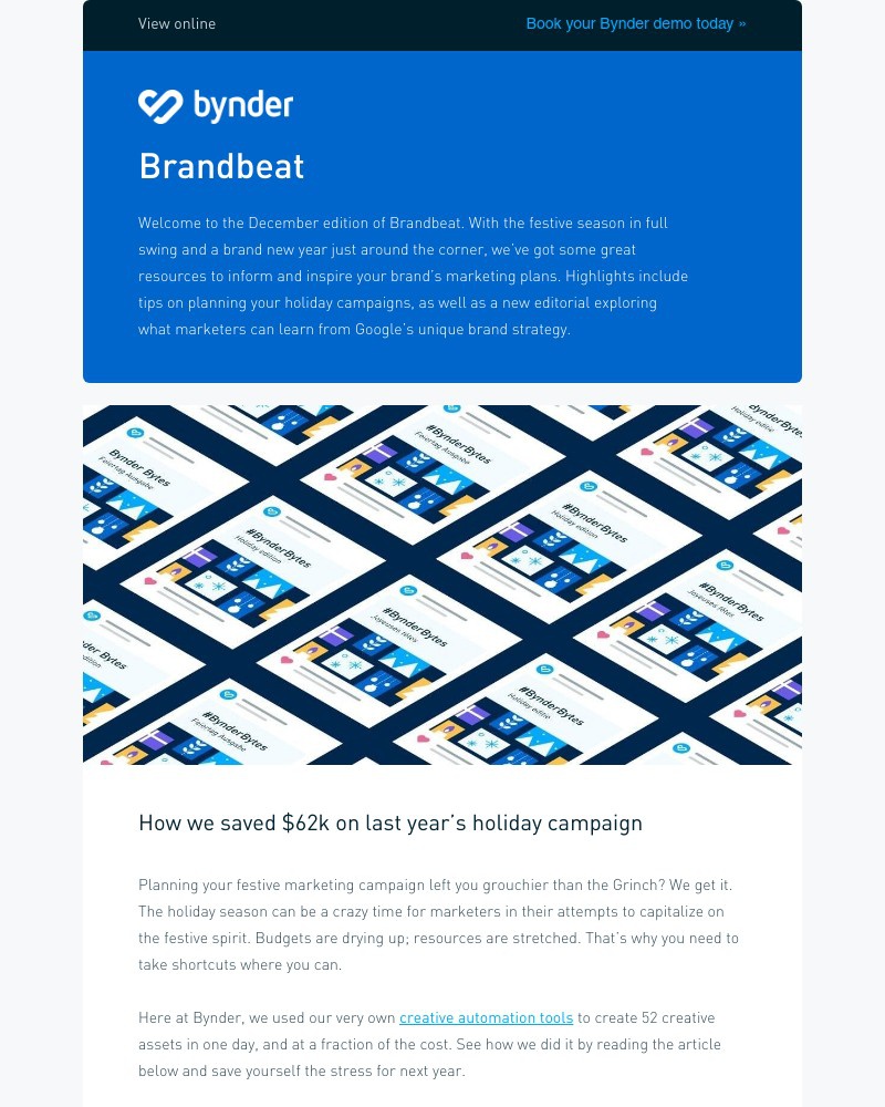 Bynder - Bynder Brandbeat: Holiday campaign planning, without the chaos π