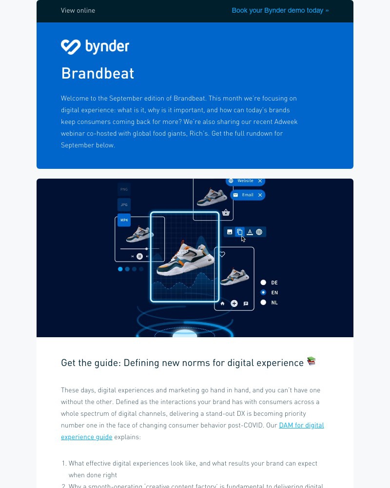 Bynder - Bynder Brandbeat: Making sense of digital experience in 2021