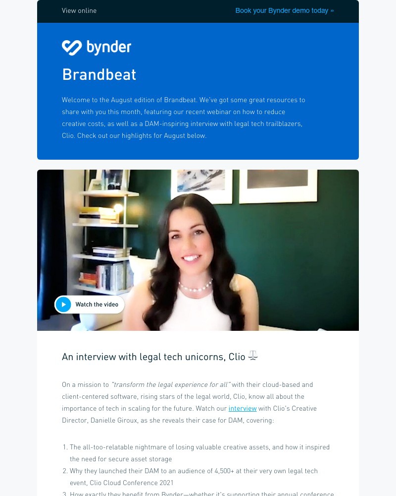 Bynder - Bynder Brandbeat: Reducing creative costs + scaling up your creative content