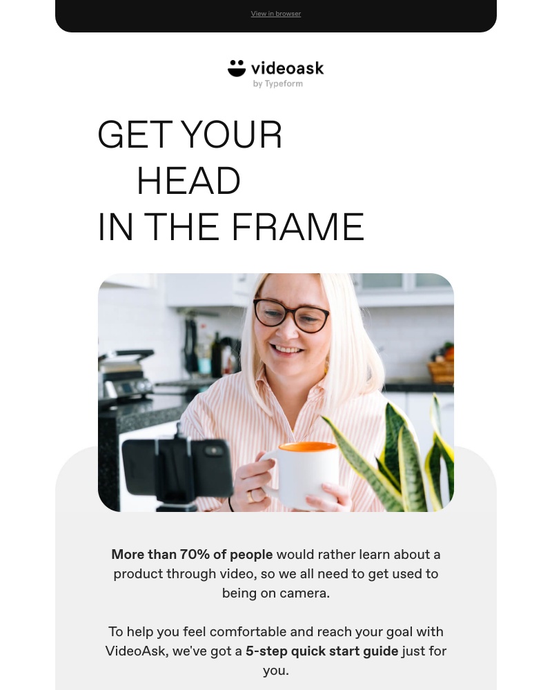 VideoAsk - Camera shy? We've got the cure