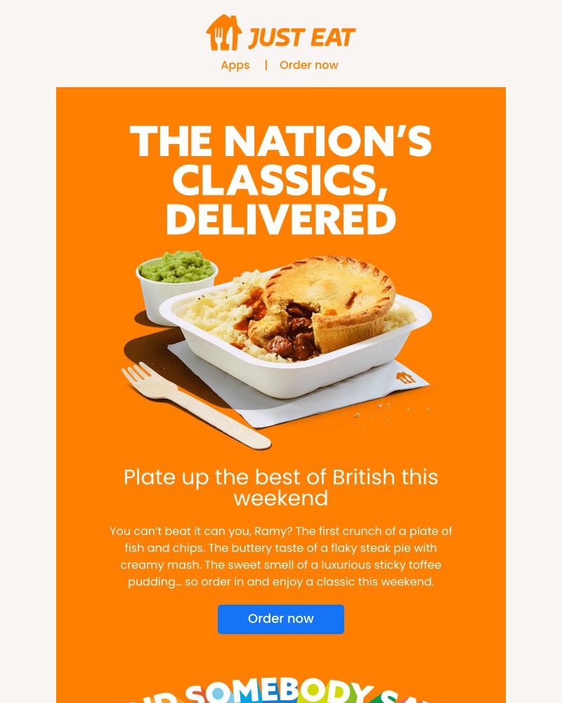 Just Eat - Canโt beat a classic, Ramy