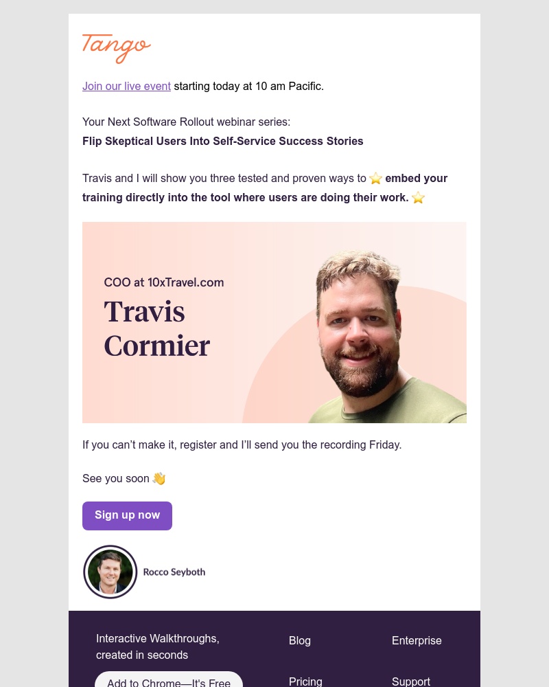 Tango - Change this 1 thing to spike your process adoption