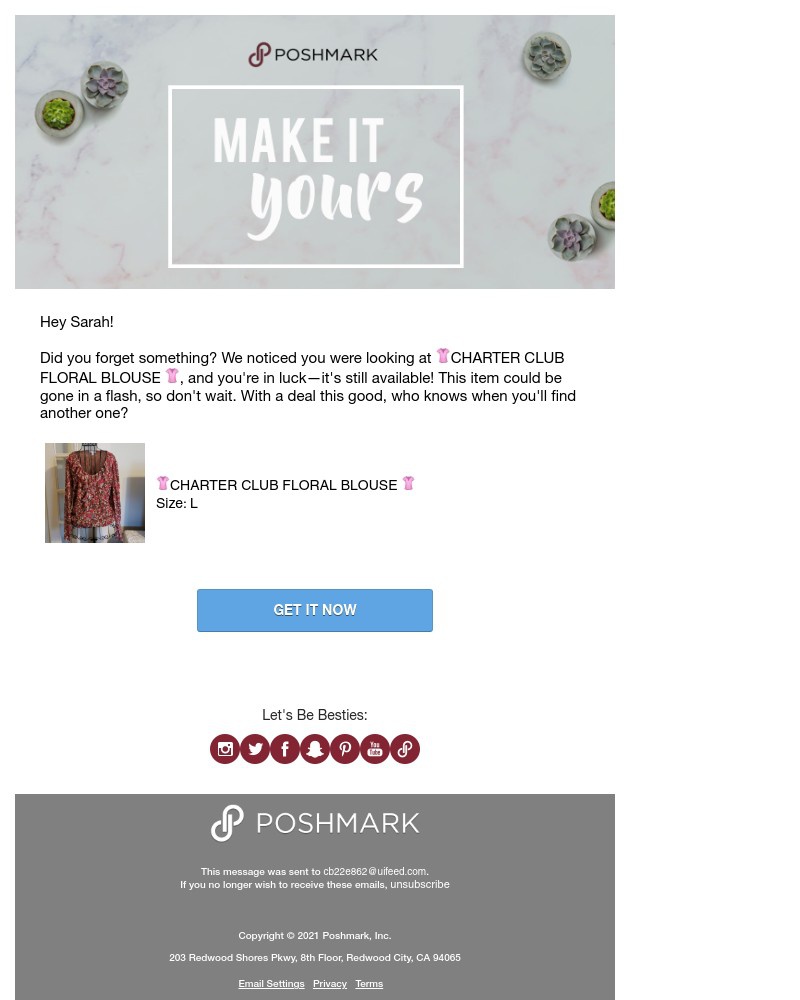 Poshmark - 👚CHARTER CLUB FLORAL BLOUSE 👚