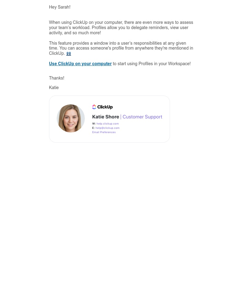 ClickUp - Check in without a ping π€«