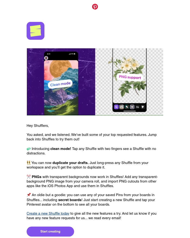Shuffles - Check out our new features 😍
