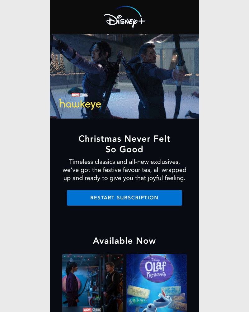 Disney+ - Christmas never felt so good