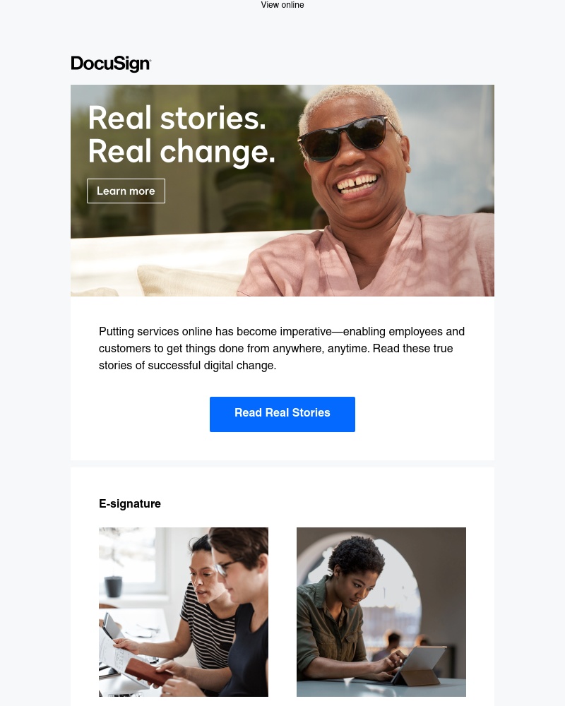 Docusign - Companies just like yours are making changes with automation