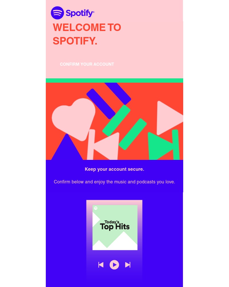 Spotify - Confirm your account