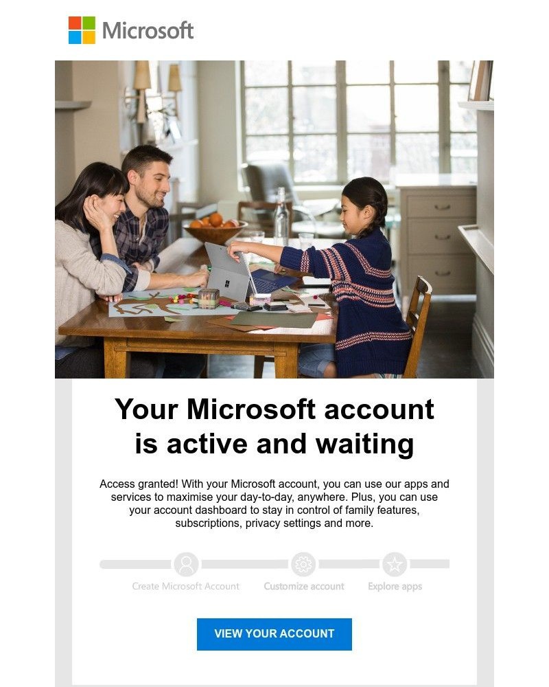 Microsoft Teams - Confirmation: Your Microsoft account is waiting