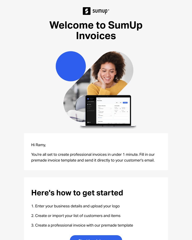 SumUp - Congrats! You've activated SumUp Invoices 🚀