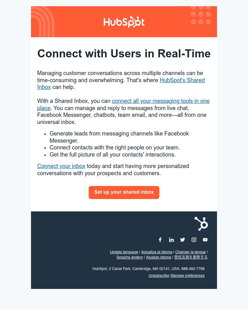 HubSpot CRM - Connect with your prospects and customers