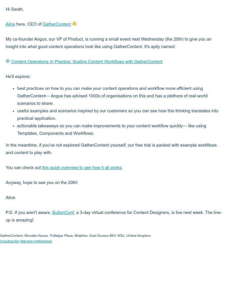 GatherContent - Content operations in action