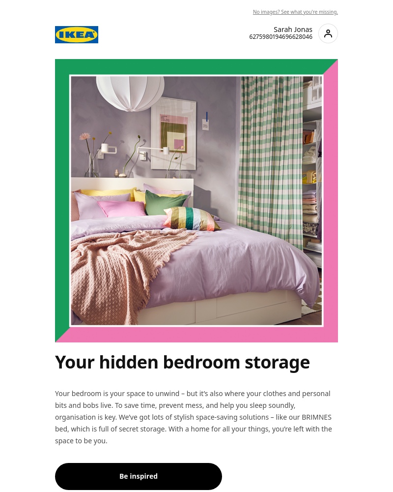 IKEA - Create room to breathe in your bedroom