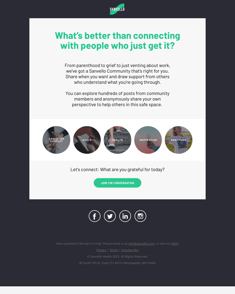 Sanvello - Daisy, connect with people who get it