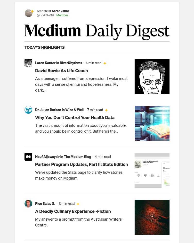 Medium - David Bowie As Life Coach | Loren Kantor in RiverRhythms