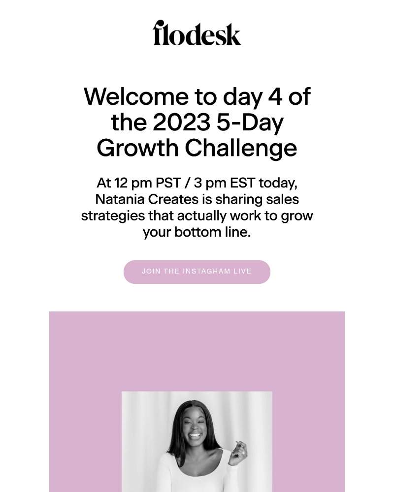 Flodesk - Day 4: Learn how to skyrocket sales with 3 fresh strategies πͺ