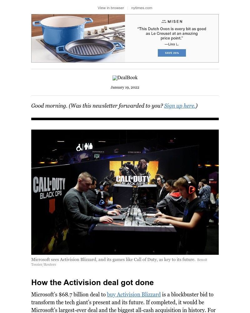 The New York Times - DealBook: How Microsoft played the game