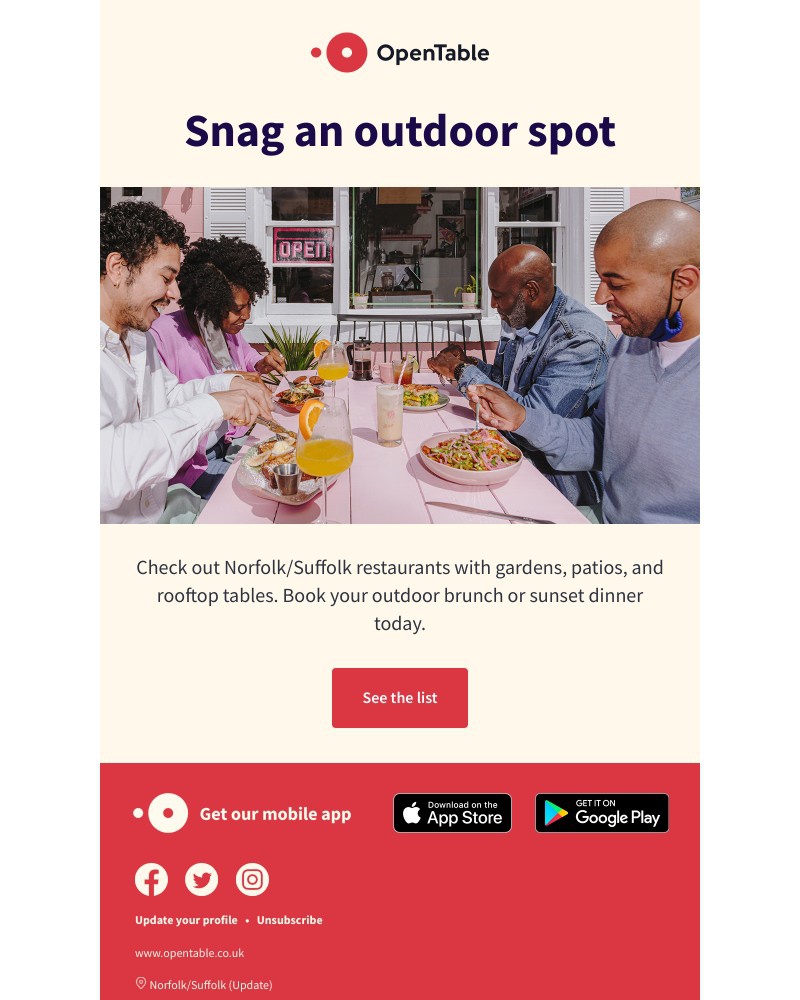 OpenTable - Discover Norfolk/Suffolk’s outdoor restaurants