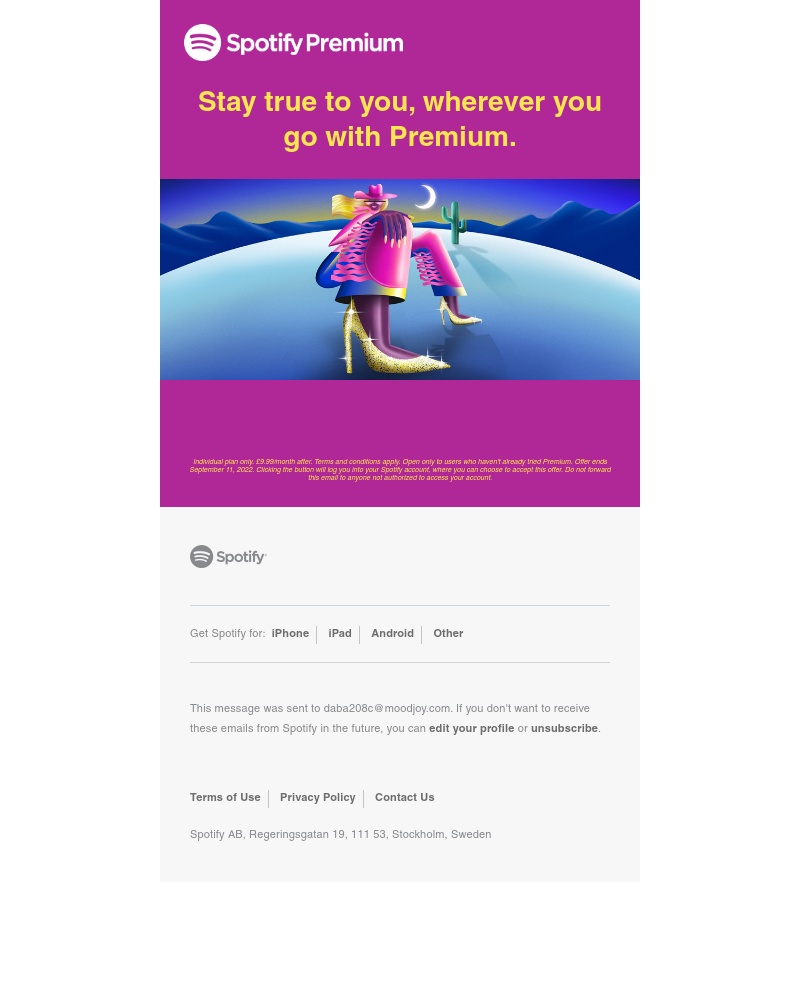 Spotify - Dive into Premium, free for 3 months