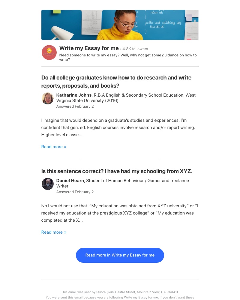 Quora - Do all college graduates know how to do research and write reports, proposals, and books?