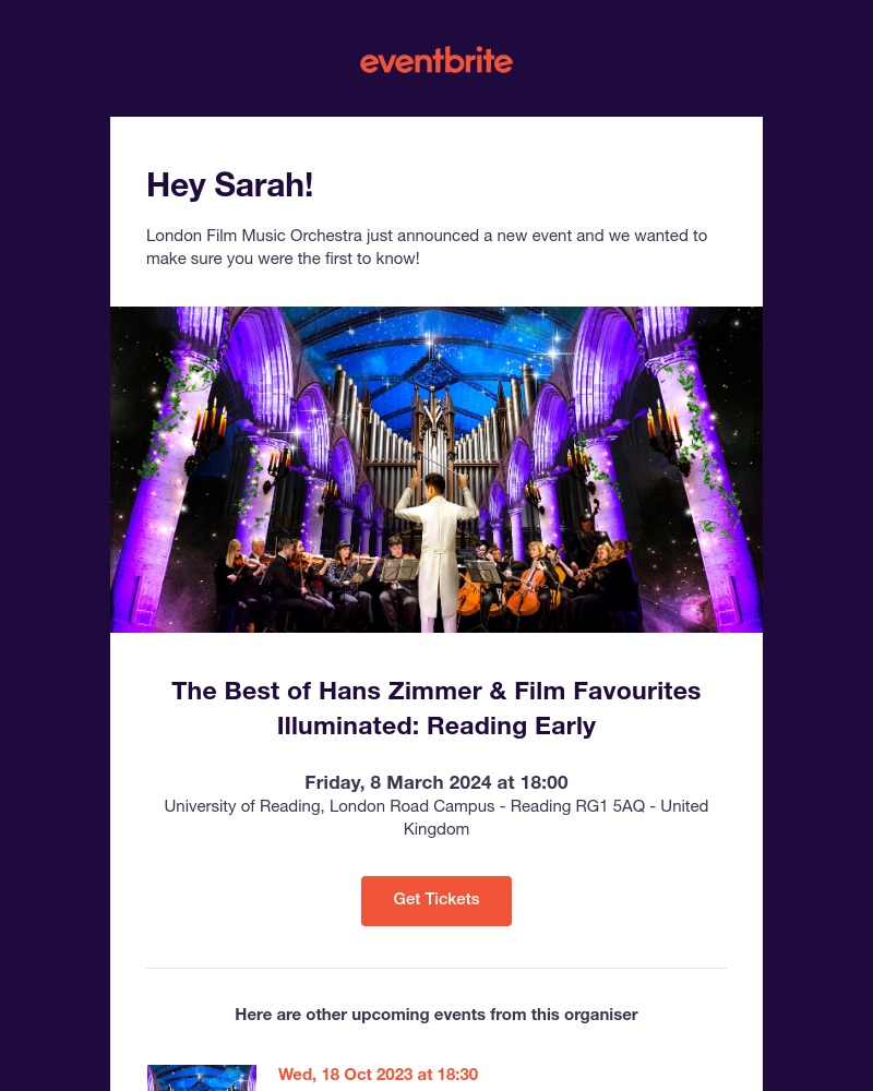 Eventbrite - Don't miss this new event by London Film Music Orchestra on 8 Mar!