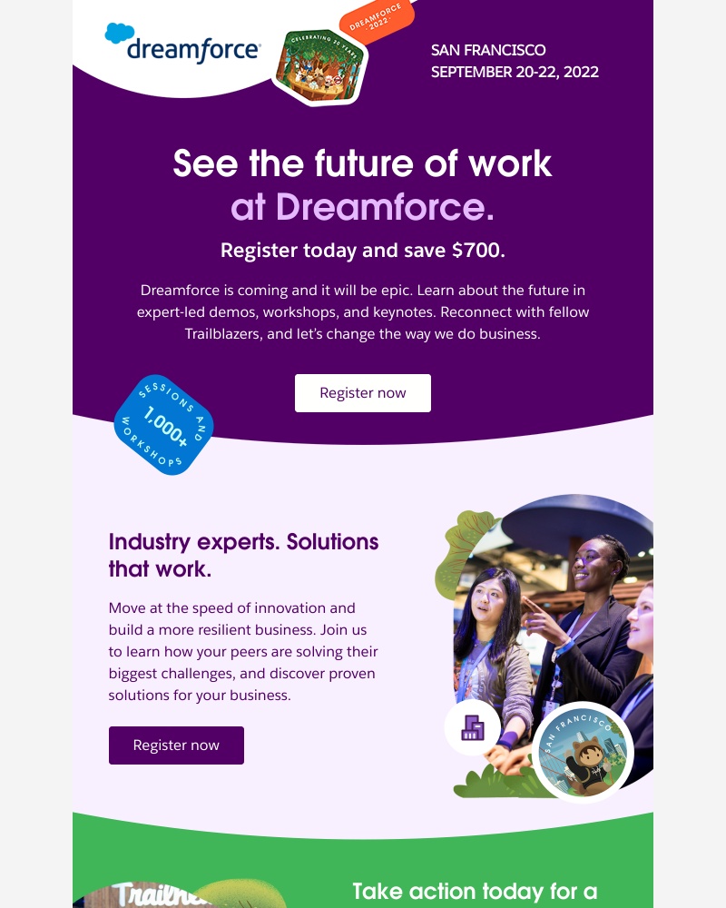 Salesforce - Dreamforce is the biggest event of the year.