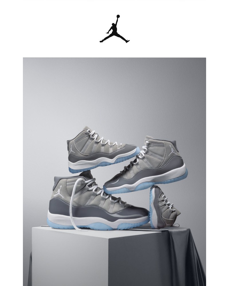 SNKRS by Nikes - Drops 11/12: AJ XI Retro 'Cool Grey'