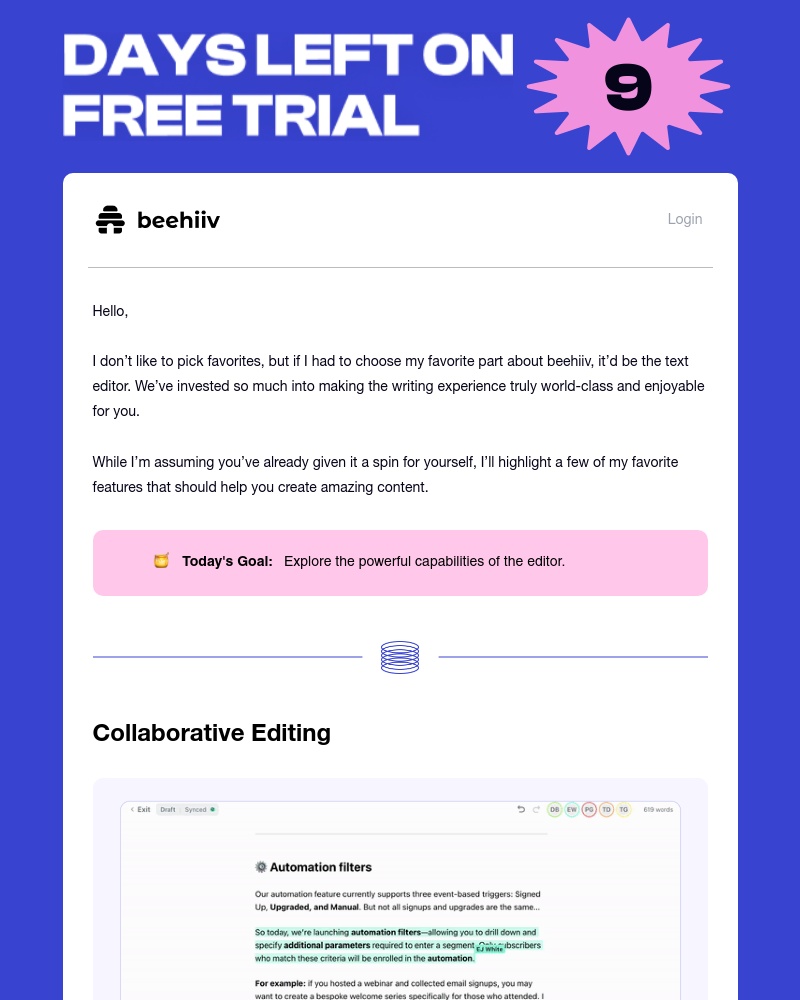 Beehiiv - editing...