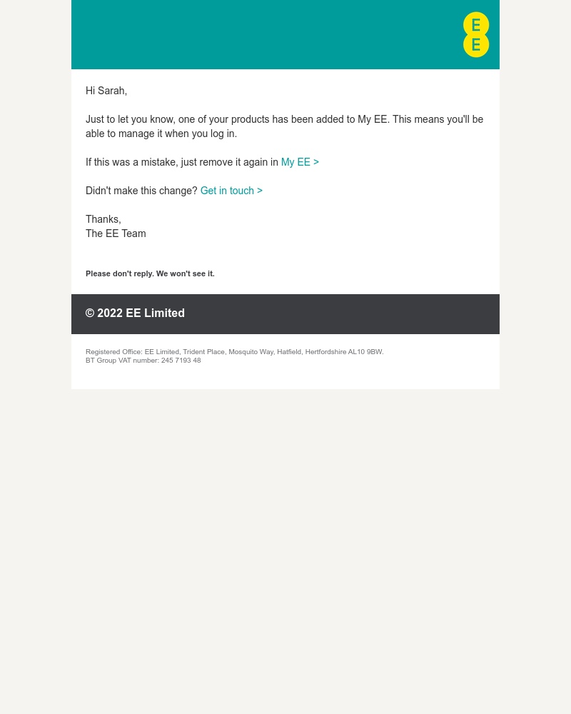 EE - EE - Take control of your account