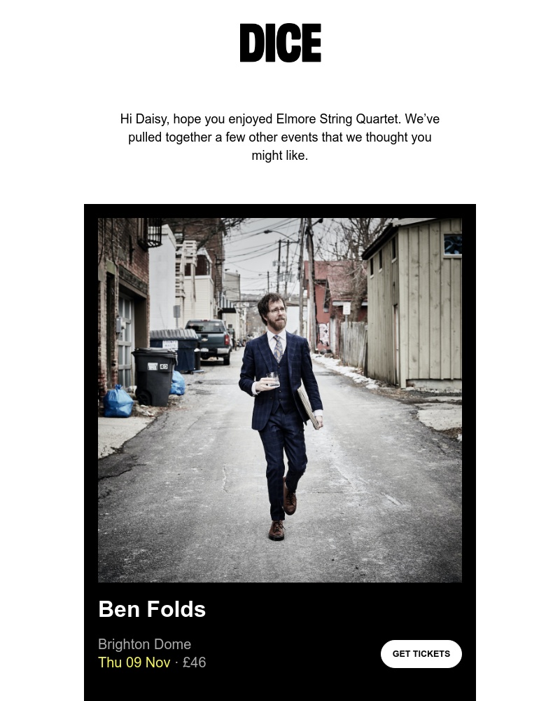 DICE - Enjoy Elmore String Quartet? Weβve got more good stuff coming up β¨