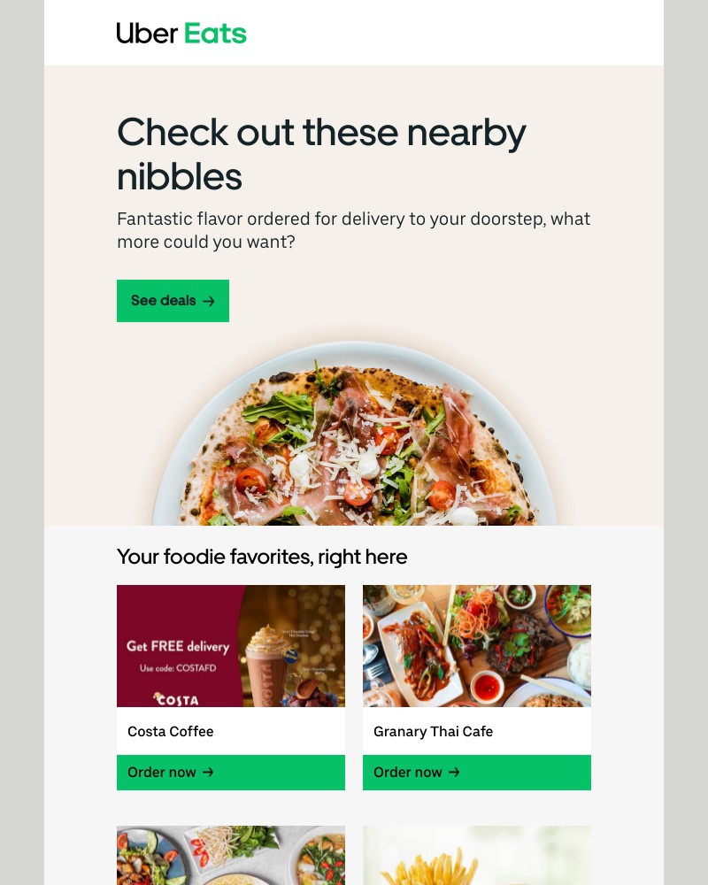 Uber Eats - Enjoy global cuisines, at home