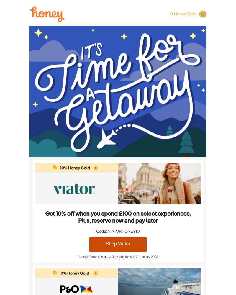 Honey - Fancy a ferry to France? 🇫🇷 🥐