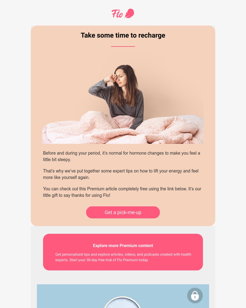 Flo - Feeling exhausted? Try this