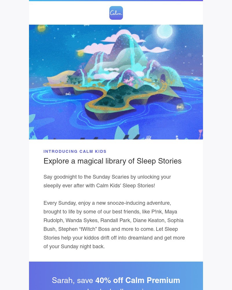 Calm - Fight the Sunday Scaries with Calm Kids!