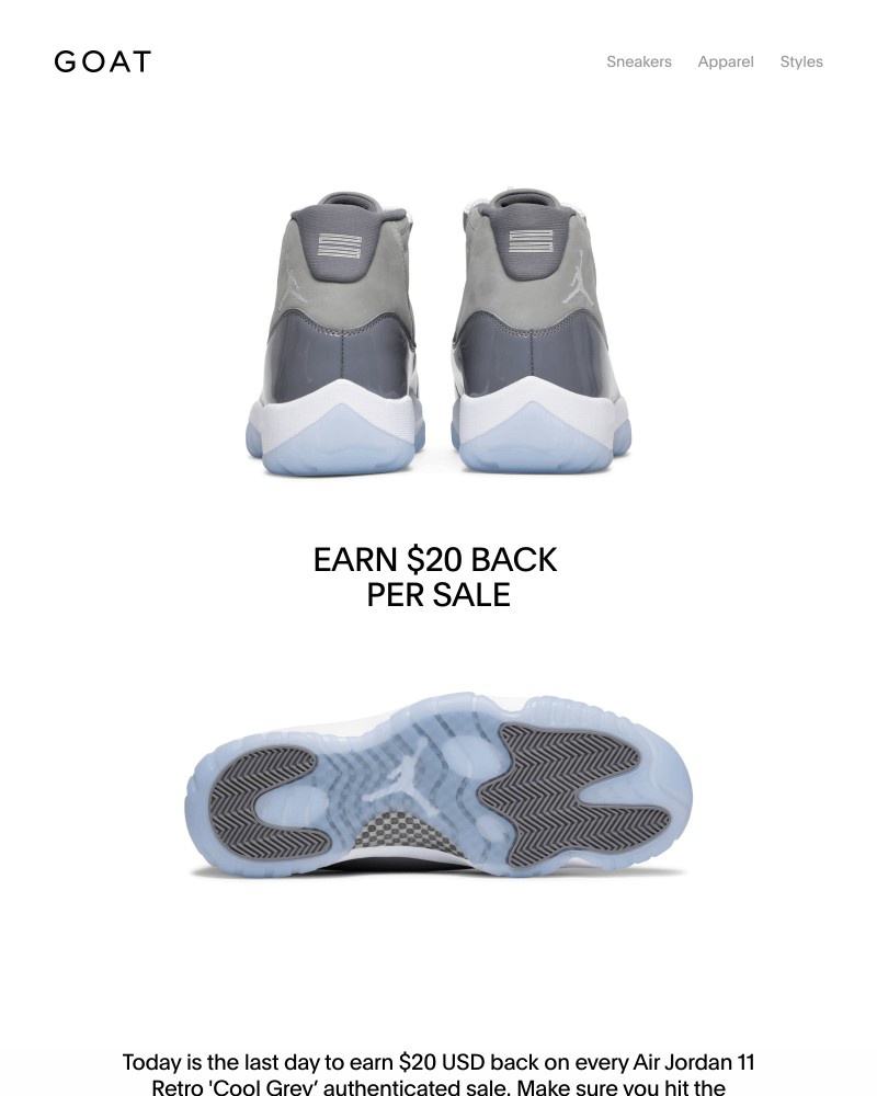 Goat - Final Hours: Earn $20 Back Per Sale