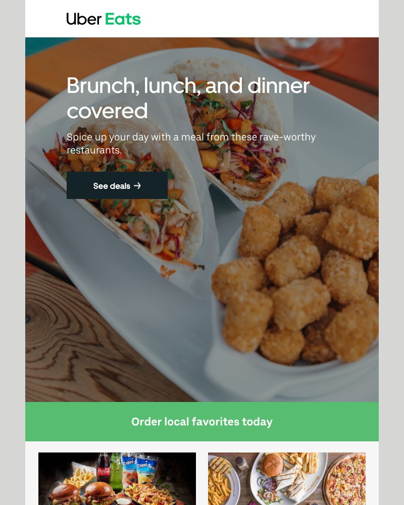 Uber - Find favorite local flavors on Uber Eats.