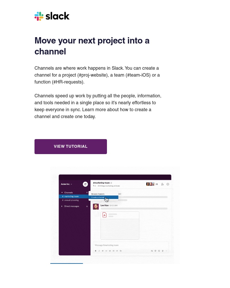 Slack - Find out why work flows faster in Slack channels