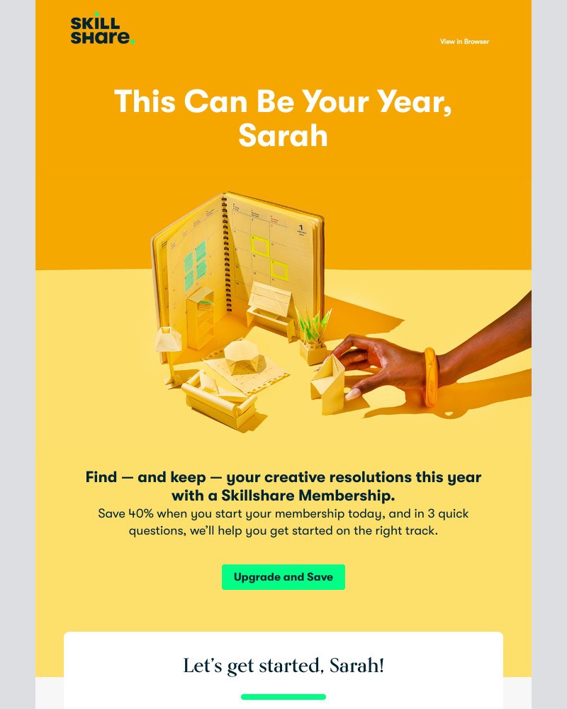 Skillshare - Find Your 2022 Resolution With 3 Quick Questions