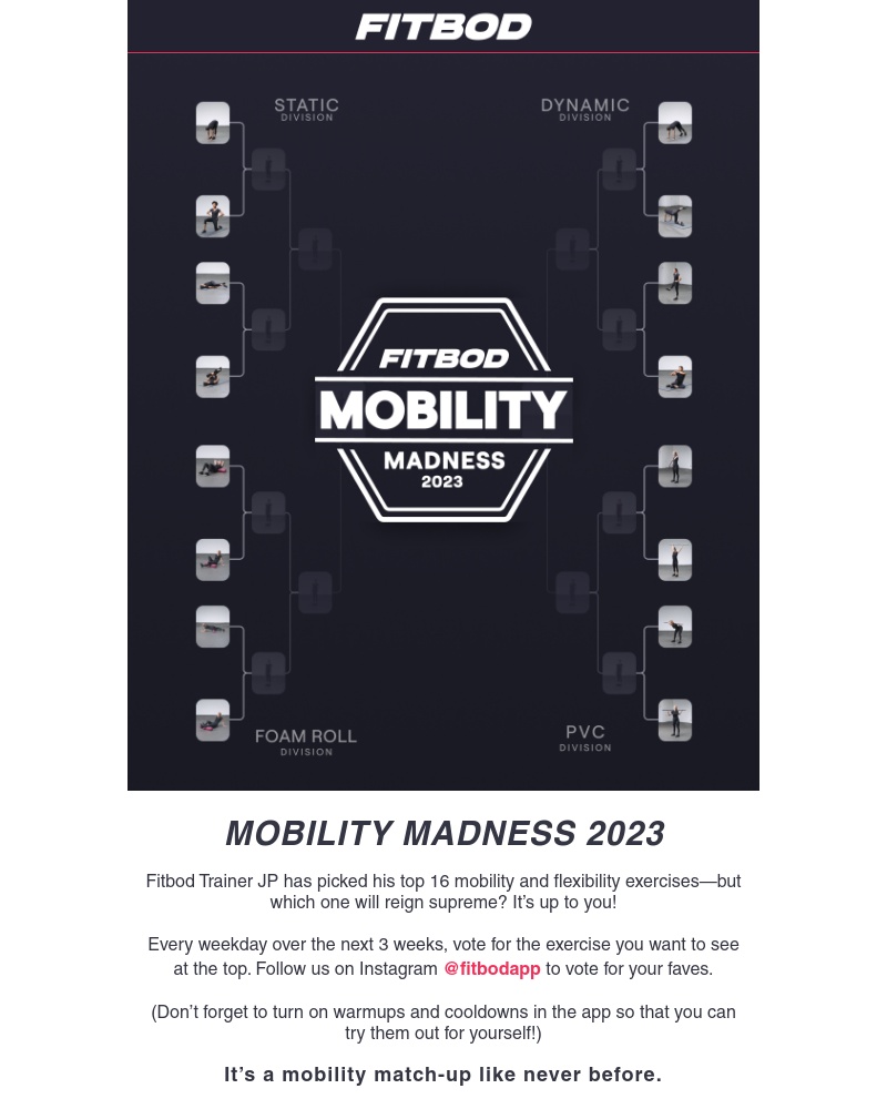 Fitbod - Fitbod Mobility Madness 2023