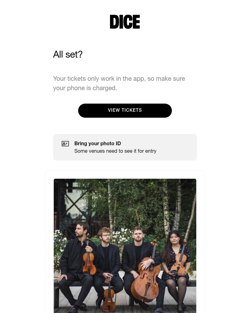 DICE - For Elmore String Quartet