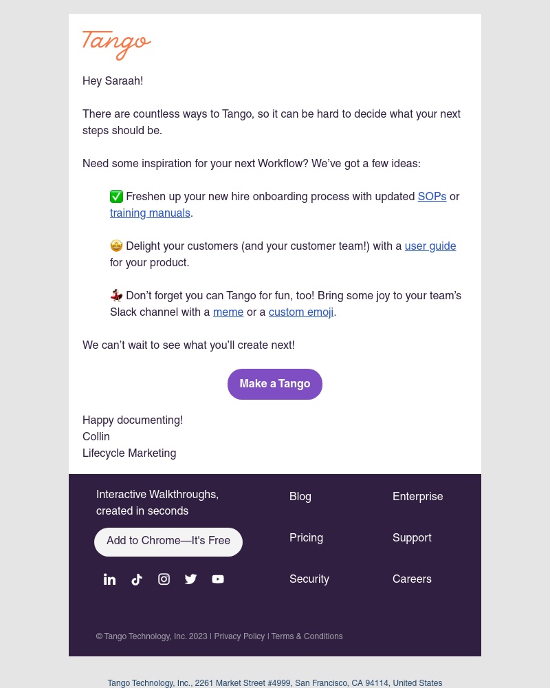 Tango - Fresh inspo for your next Tango ✨
