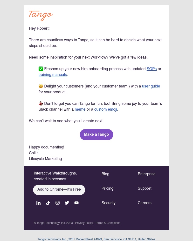 Tango - Fresh inspo for your next Tango ✨