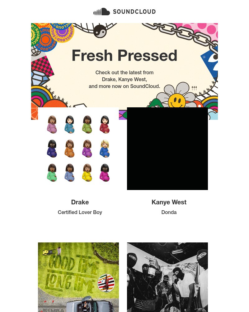 SoundCloud - Fresh Pressed: new tracks from Drake, Kanye West, and more