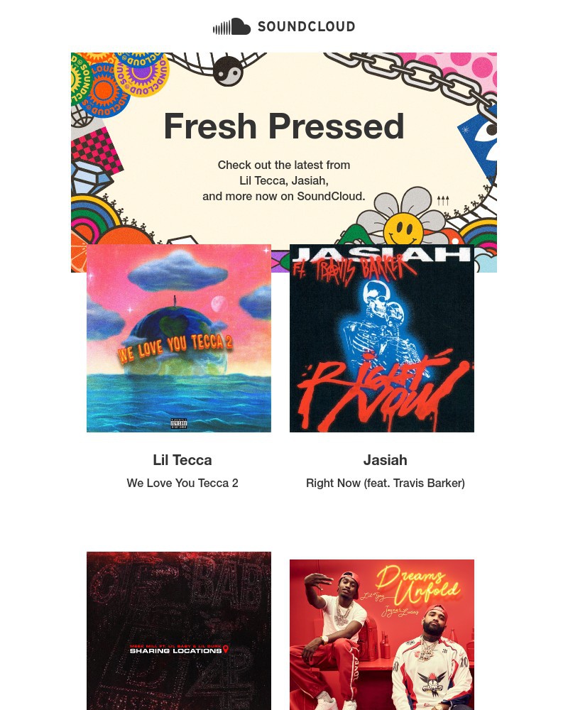 SoundCloud - Fresh Pressed: new tracks from Lil Tecca, Jasiah, and more